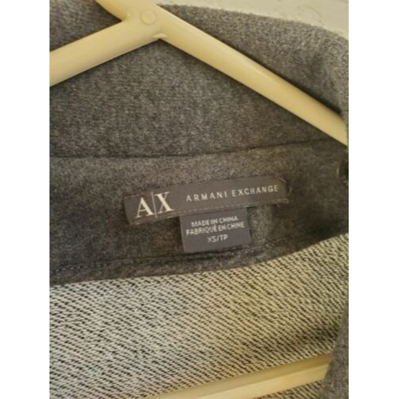 A|X Armani Exchange Women's Fitted‎ Blazer Jacket Grey Knitted Size XS w/… - Picture 4 of 8
